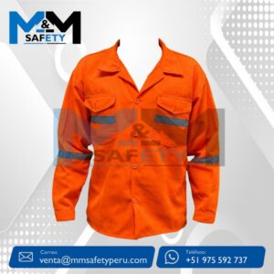 Camisa Drill Industrial Color Anaranjado Nacional