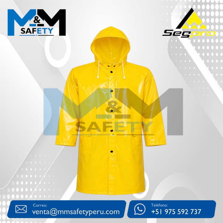 Capotin o Abrigo Color Amarillo de PVC Segpro