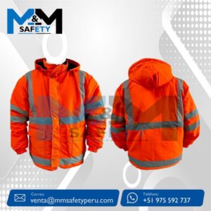 Casaca de Seguridad Térmico Color Anaranjado