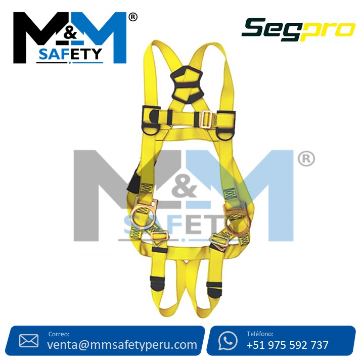 Arnés de Seguridad de 3 Anillos Segpro