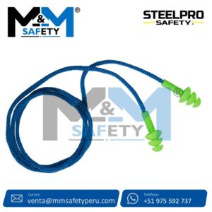 Topón Auditivo TPR Verde en Bolsa Steelpro