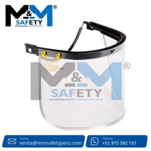 Careta de Esmerilar Con Clip Para Casco Clute