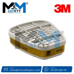 3M FILTRO 6007 VAPORES DE CLORO Y MERCURIO