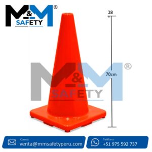 Cono de Seguridad PVC 28″ Importado