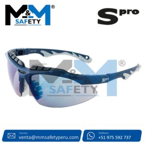 lentes de seguridad modelo Revo Azul Spro