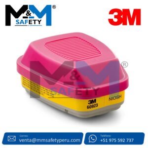 cartucho 3m 60923 Mixto para gases acidos, vapores Y P100