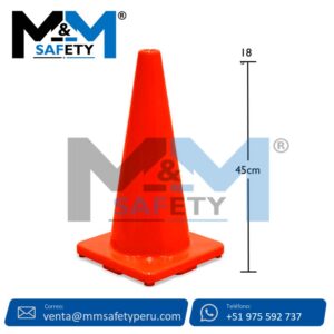 Cono de Seguridad PVC 18″ Importado