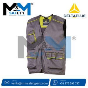 Chaleco M6GIL Plomo con Verde Delta Plus