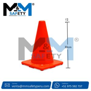 Cono de Seguridad PVC 12″ Importado
