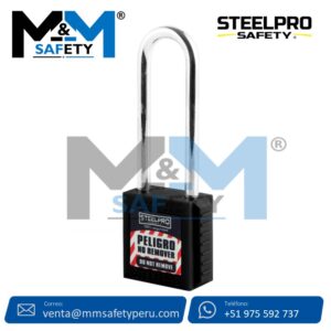 Candado de Bloqueo X10 Long Negro Steelpro