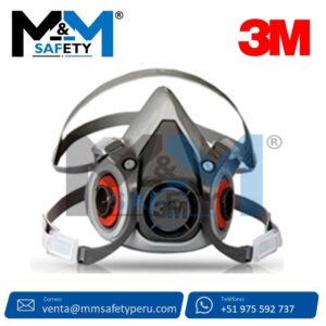 RESPIRADOR MEDIA CARA 3M 6200