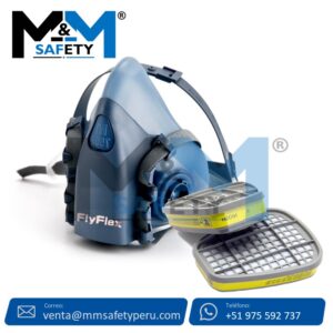 Respirador Media Cara 7502 con Filtros Para Gases Tarwex