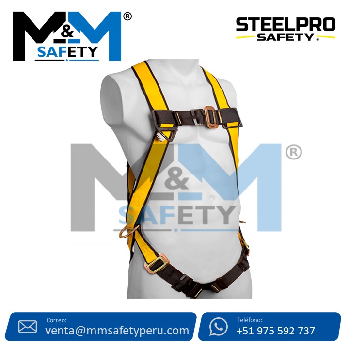Arnés de 3 argollas económico steelpro