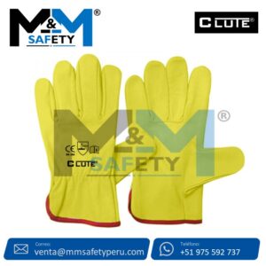 Guantes de Badana Amarillo Clute