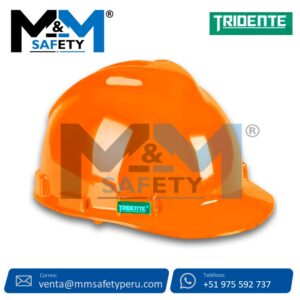Casco de Seguridad Tridente Anaranjado