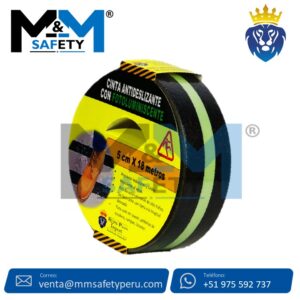 Cinta Antideslizante Negro con Fotoluminiscente Importado
