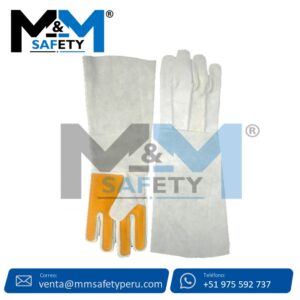 Guantes de Cuero Soldar 18" Nacional