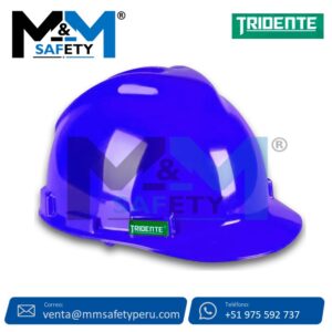 Casco de Seguridad Tridente Azul