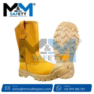 Bota Campera Dieléctrica Color Amarillo P/Baquelita Faj