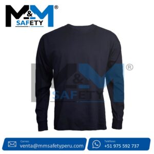 Polo Manga Larga Jersey 30.1 Azul Marino