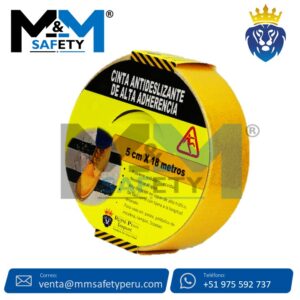 Cinta Antideslizante Amarillo Importado