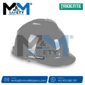 Casco de Seguridad Tridente Plomo
