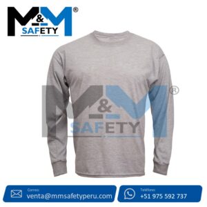 Polo Manga Larga Jersey 30.1 Plomo