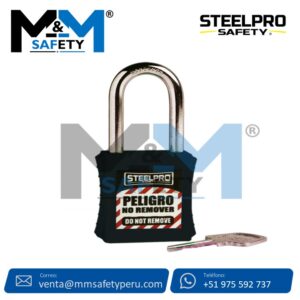 Candado de Seguridad Steelpro X10 Negro