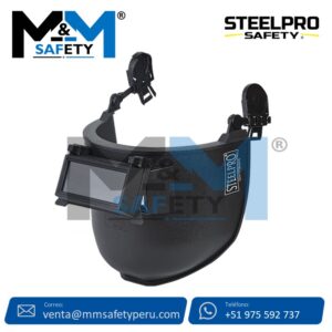 Careta de Soldar Adaptable Para Casco Steelpro