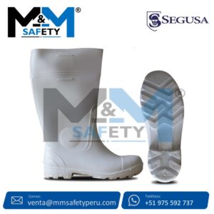 Botas de PVC Punta de Acero Blanco Segusa