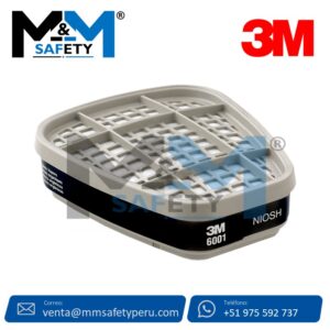 3M FILTRO 6001 PARA VAPORES ORGÁNICOS