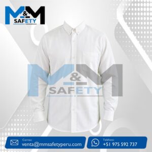 Camisa Oxford San Jacinto Manga Larga Color Blanco