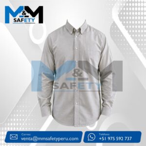 Camisa Oxford San Jacinto Manga Larga Color Plomo