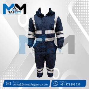 Mameluco de Seguridad Térmica color Azul Marino C/ Cinta Reflectiva