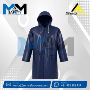 Capotin o Abrigo Color Azul Marino de PVC Segpro