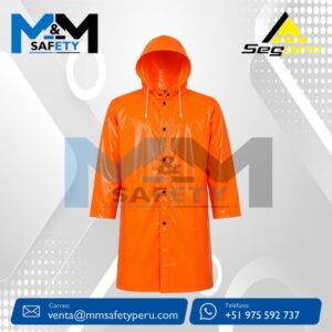 Capotin o Abrigo Color Anaranjado de PVC Segpro